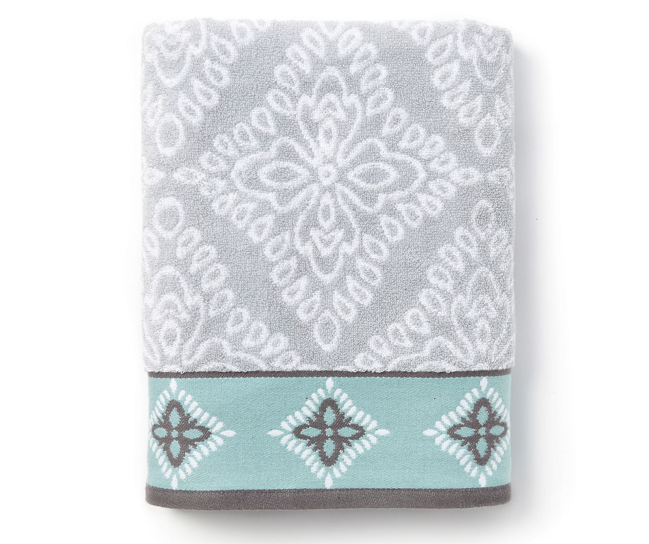 Celeste Gray Aqua Bath Towel Big Lots