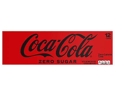 Coca-Cola Zero Sugar Cola 12 - 12 fl oz Cans
