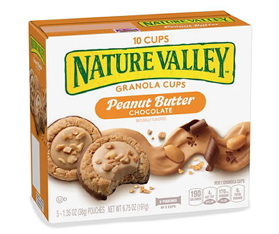 Peanut Butter Chocolate Granola Cups, 5-Pack