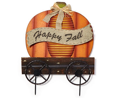 "Happy Fall" Pumpkin Wagon Yard Stake
