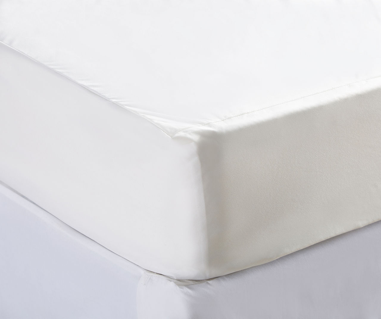 Allerease Waterproof Allergy Protection Mattress Protector, White, Twin