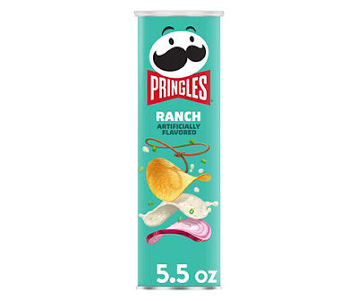 Pringles Potato Crisps Chips, Ranch, 5.5 oz