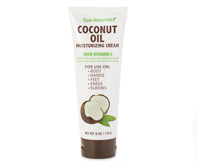 Coconut Oil Moisturizing Cream, 6 Oz.