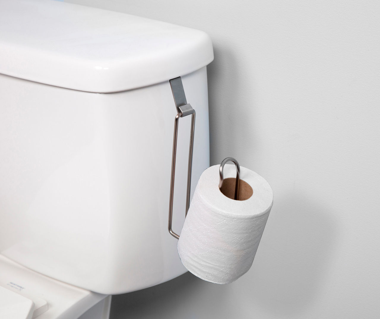 Toilet Paper Holder r, Over The Tank Two Slot Tissue Organizer - silver -  On Sale - Bed Bath & Beyond - 34288554
