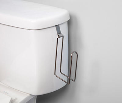 Over-The-Tank Brushed Nickel Toilet Paper Holder