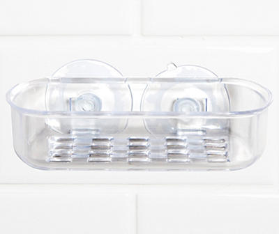 Clear Soap Dish with Suction Cup 