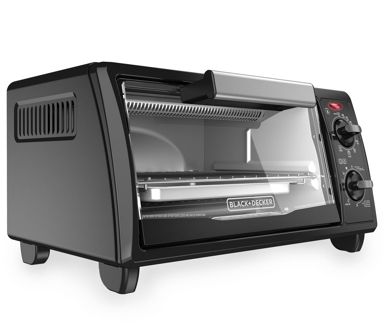 Black + Decker 4-Slice Toaster Oven 