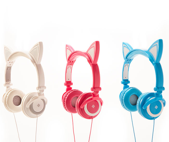 Polaroid cat ear discount headphones