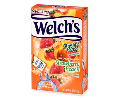 Strawberry Peach Drink Mix, 6-Pack