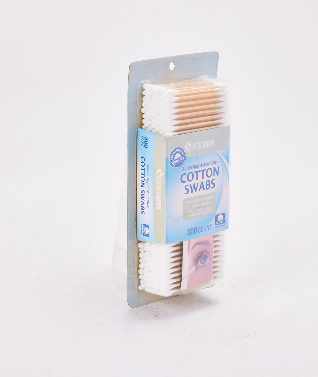 Classic Cotton Swabs Plastic Stick 300 count - Body One Products