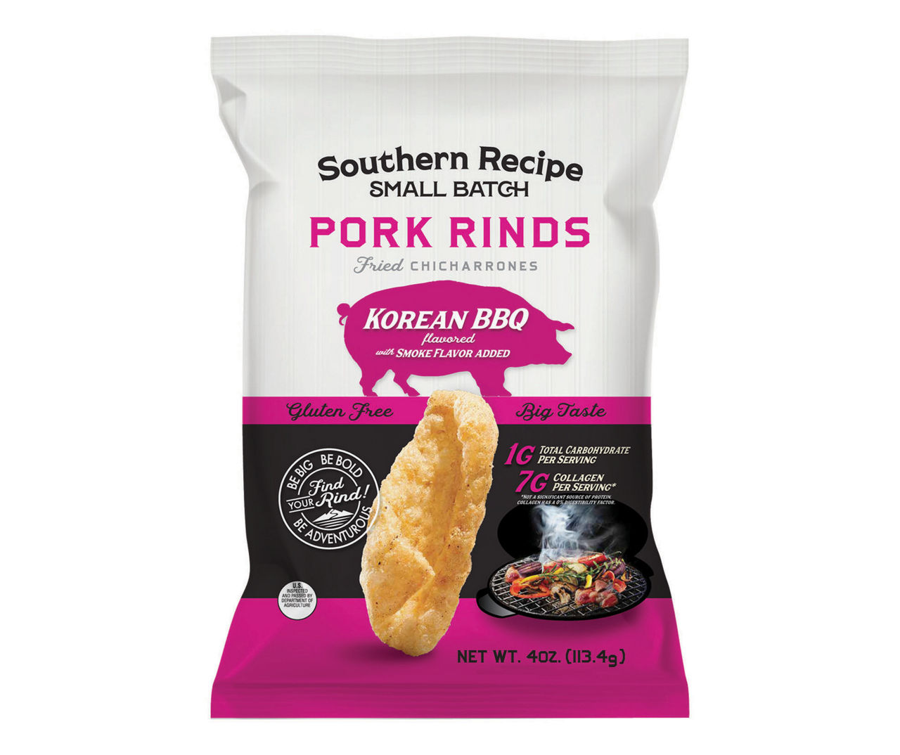 Southern Recipe Korean BBQ Pork Rinds, 4 Oz. Big Lots