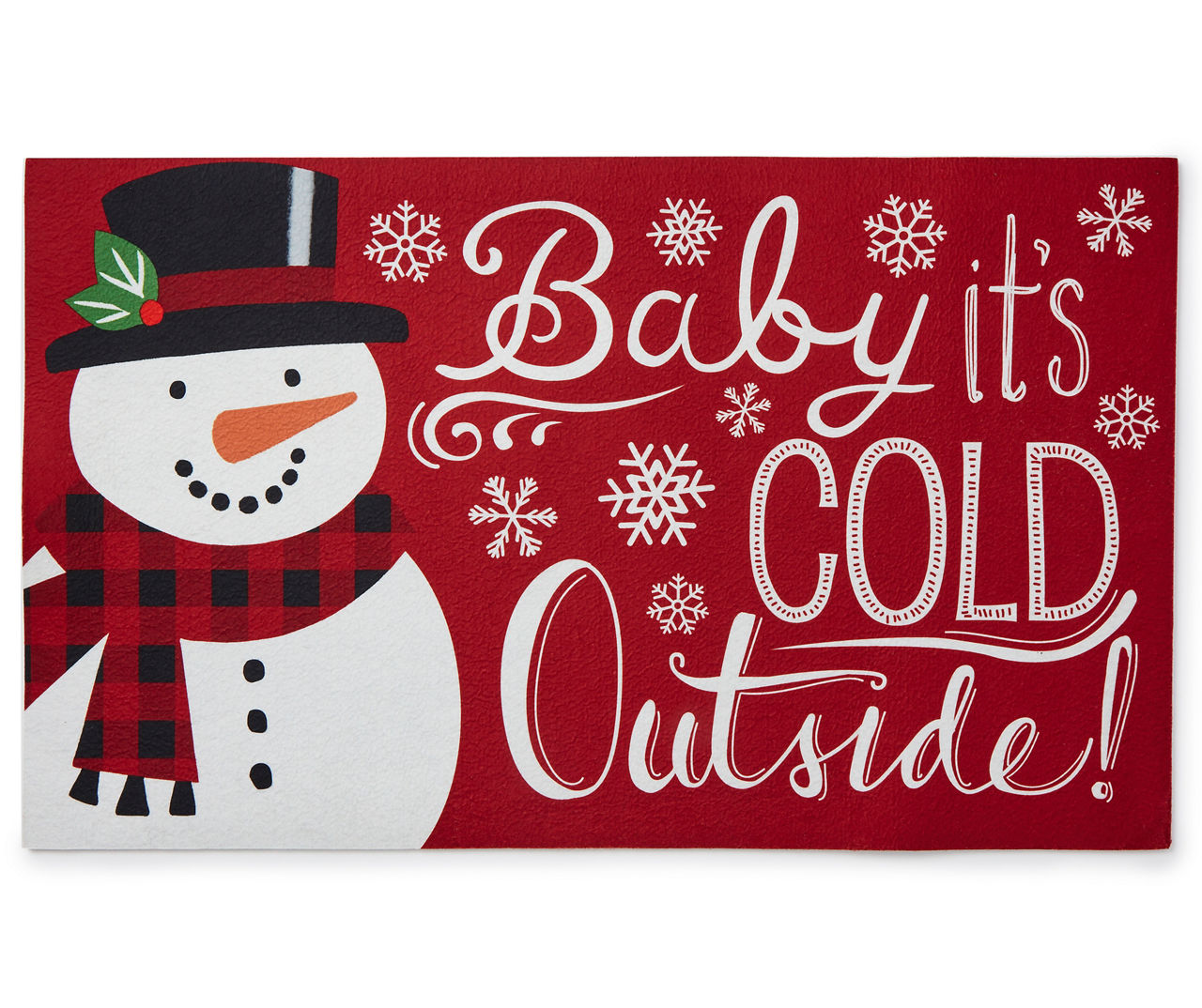 Baby It's Cold Outside Snowman Coir Doormat