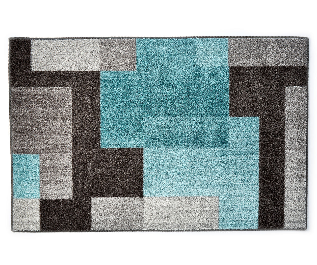 Living Colors Living Colors Brampton Aqua Accent Rugs Big Lots