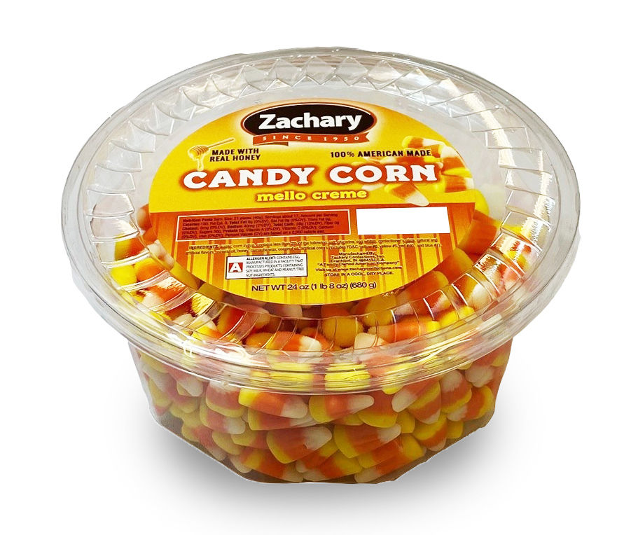 Zachary Candy Corn Tub, 24 Oz.