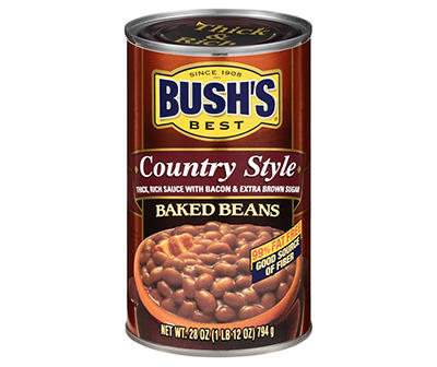 Bush's Best Country Style Baked Beans 28 oz. Can