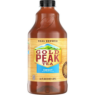 Gold Peak Sweetened Black Tea Bottle, 64 fl oz