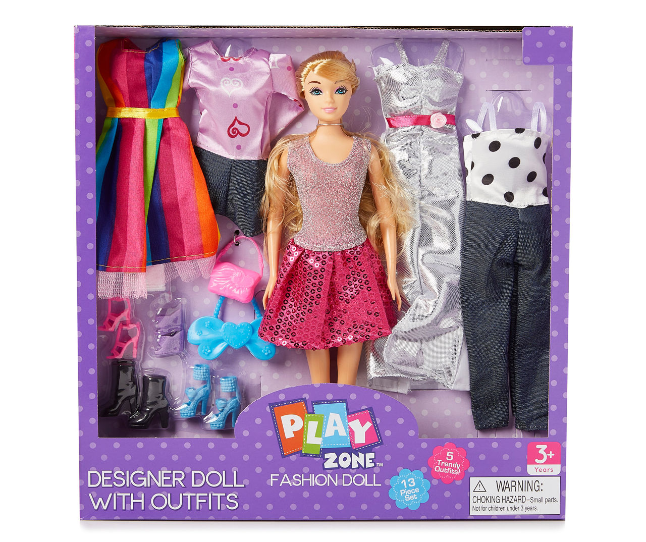 Barbie Doll & Party Fashion Closet Set Mattel GDJ40 Blonde Doll NEW