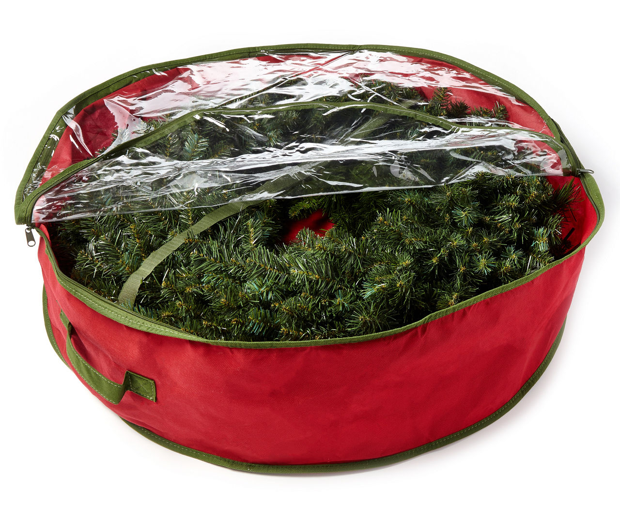 Wreath Storage Bag Clear Christmas Wreath Storage Container,Christmas  Wreath Storage Bag - Clear PVC Plastic for All View Durable Plastic Fabric  Bag for Holiday Artificial Christmas Wreaths 