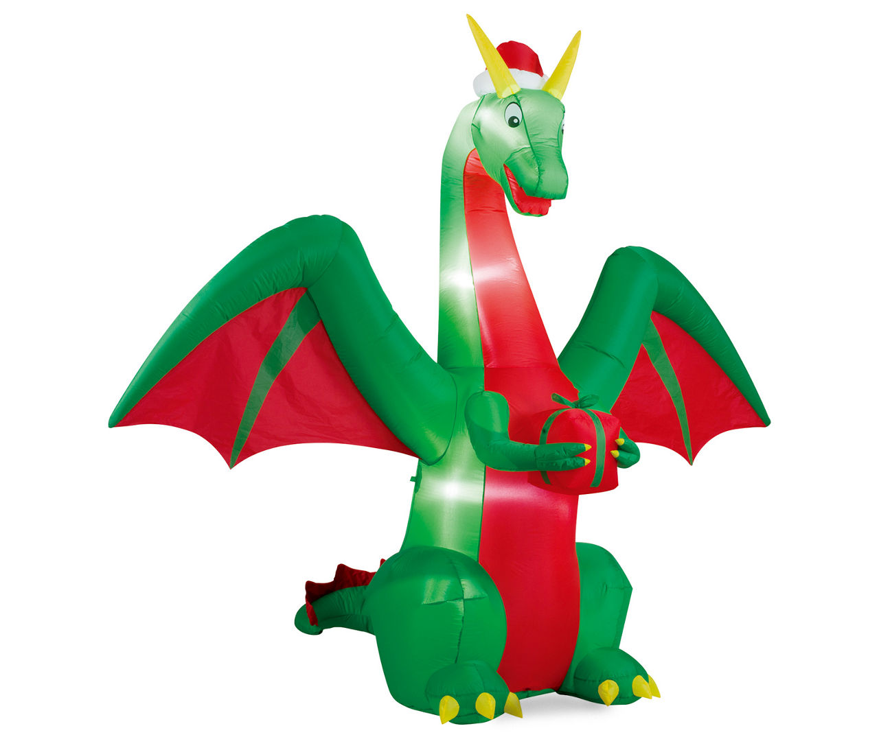 Winter Wonder Lane Inflatable Christmas Dragon, (8') | Big Lots