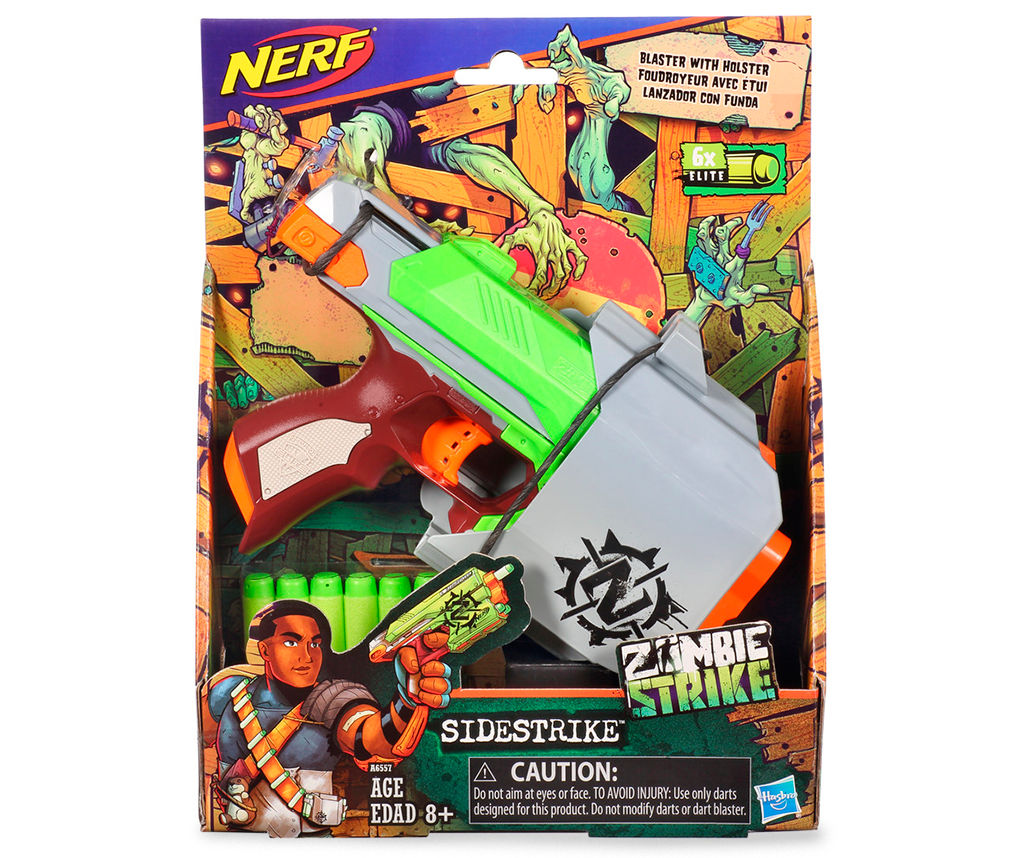 Hasbro zombie strike store sidestrike blaster a6557