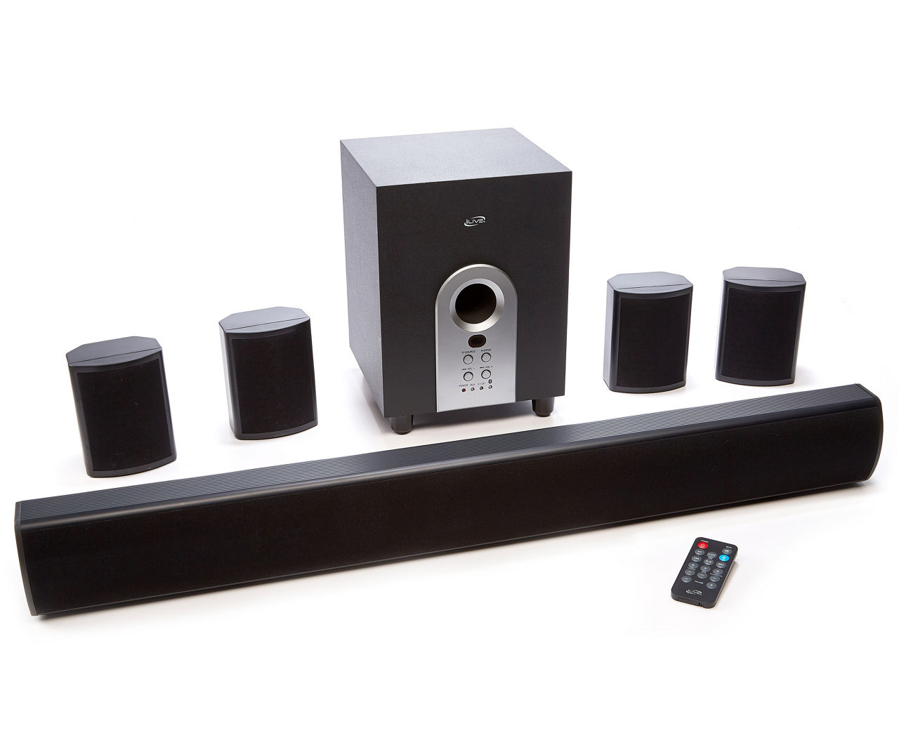 Lucht Rodeo spoel iLive 5.1 Surround Sound Bluetooth Home Theater System | Big Lots