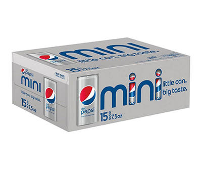 Diet Pepsi Cola Mini 15-7.5 fl. oz. Cans