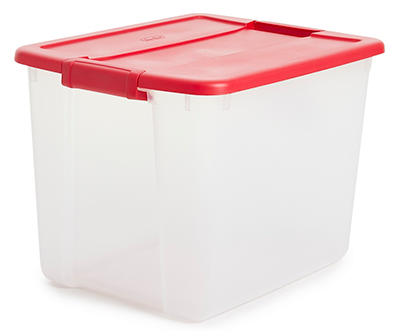 12-Gallon Storage Tote with Lid