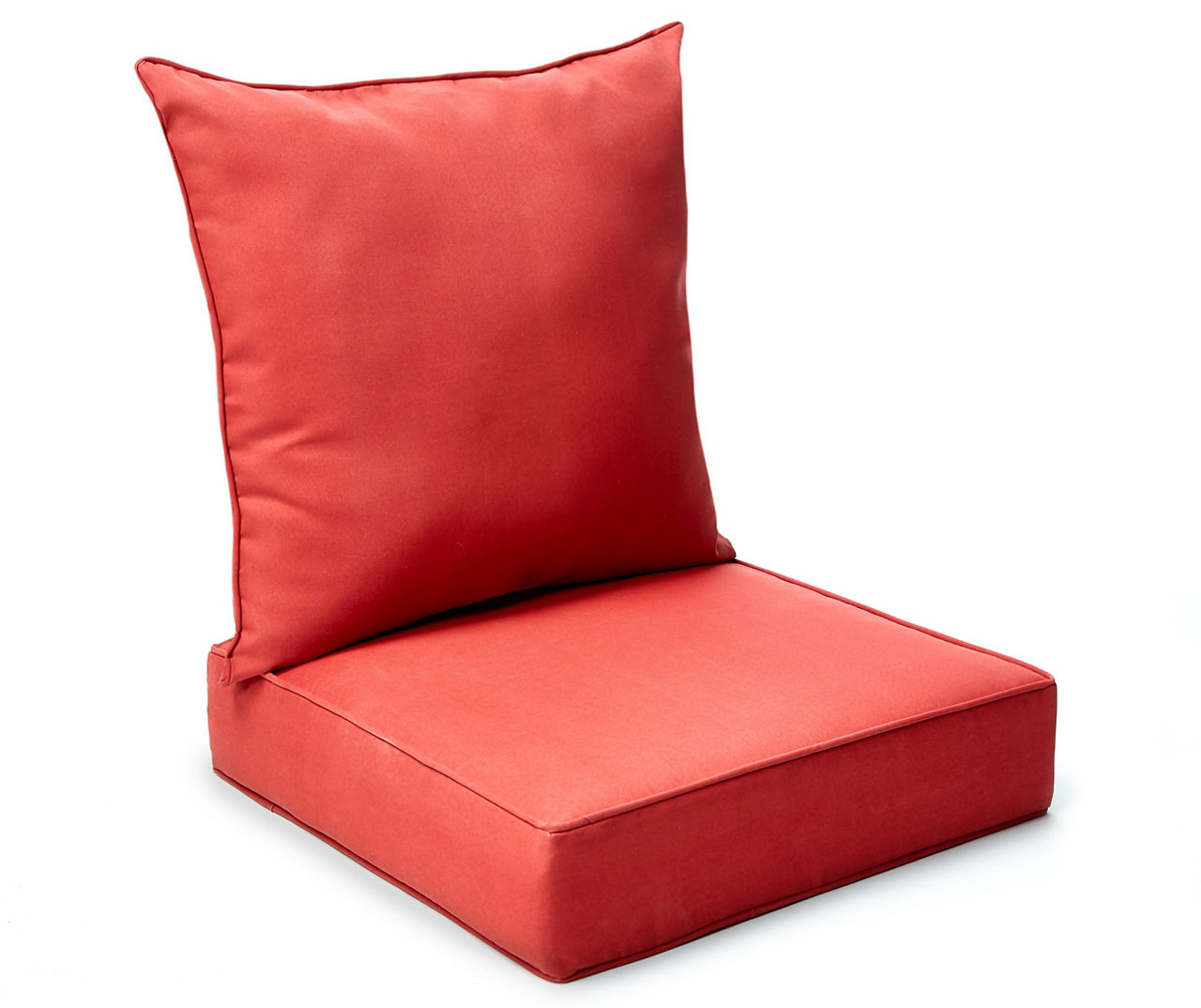 Red deep seat online cushions