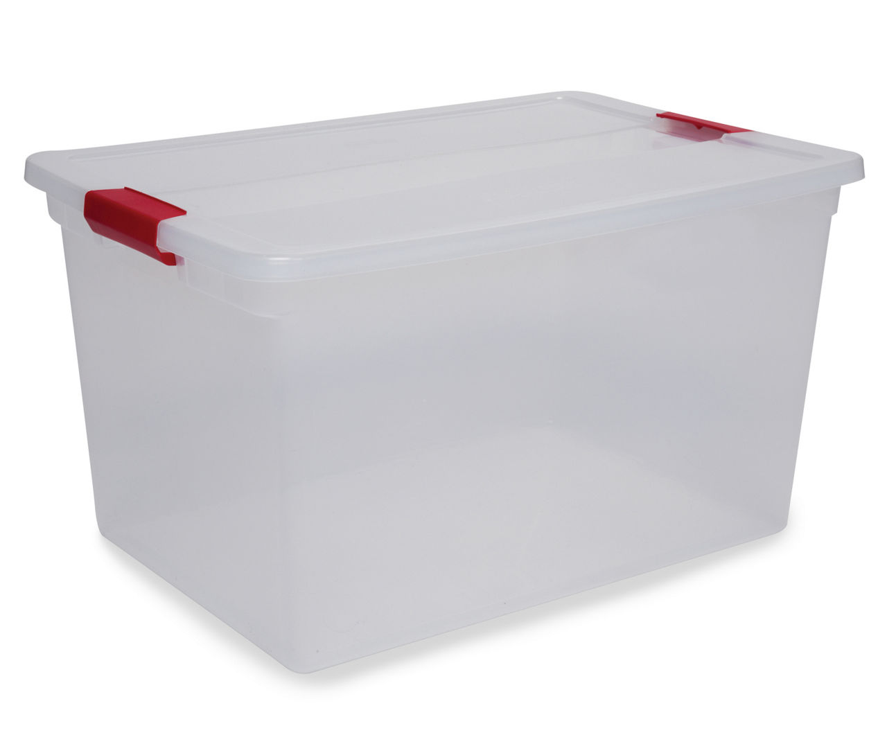 Sterilite 66-Qt. Clear View Latch Box Storage Tote Container-(60