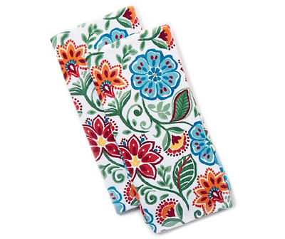 Floral Jacobean Kitchen Towels, 2-Pack | Big Lots