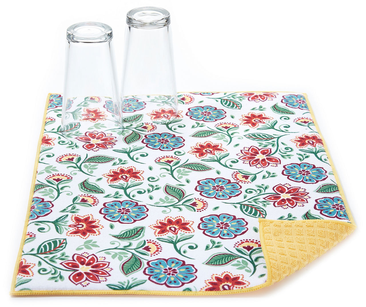 Small Dish Drying Mat Pretty Floral Drying Mat Floral 
