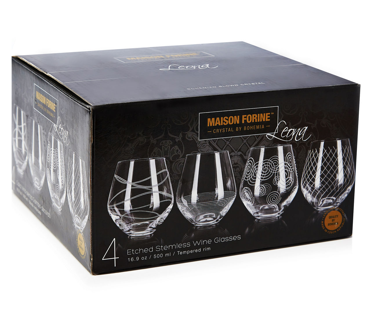 Mason, Dining, Nip Set Of 4 Mason Stemless Farmhouse Wine Glasses