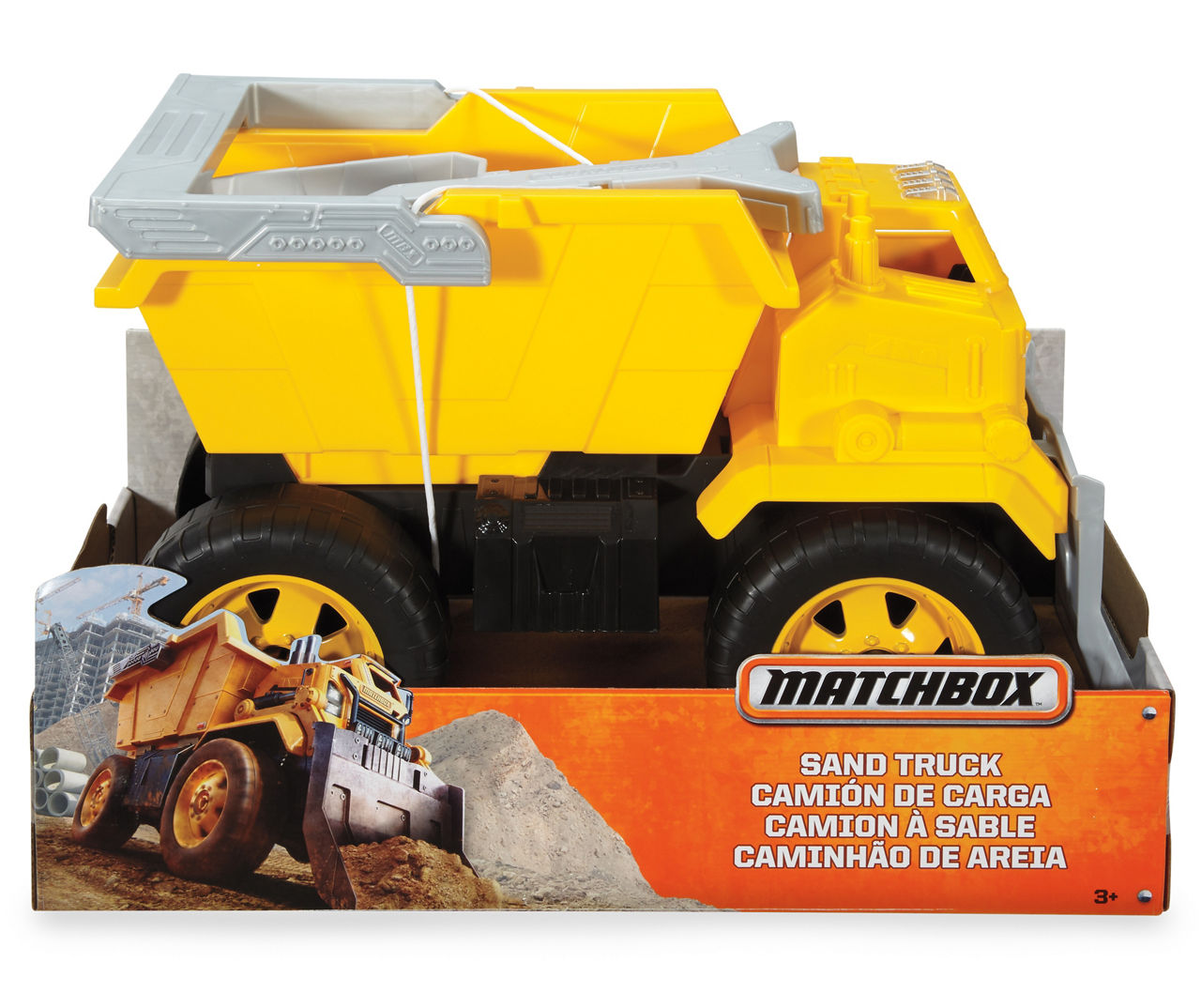 Matchbox yellow cheap dump truck