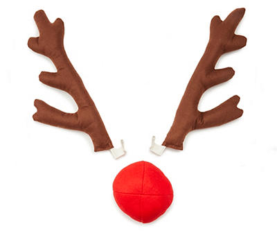 Rudolph the Red-Noised Reindeer Antler & Noise Car Costume