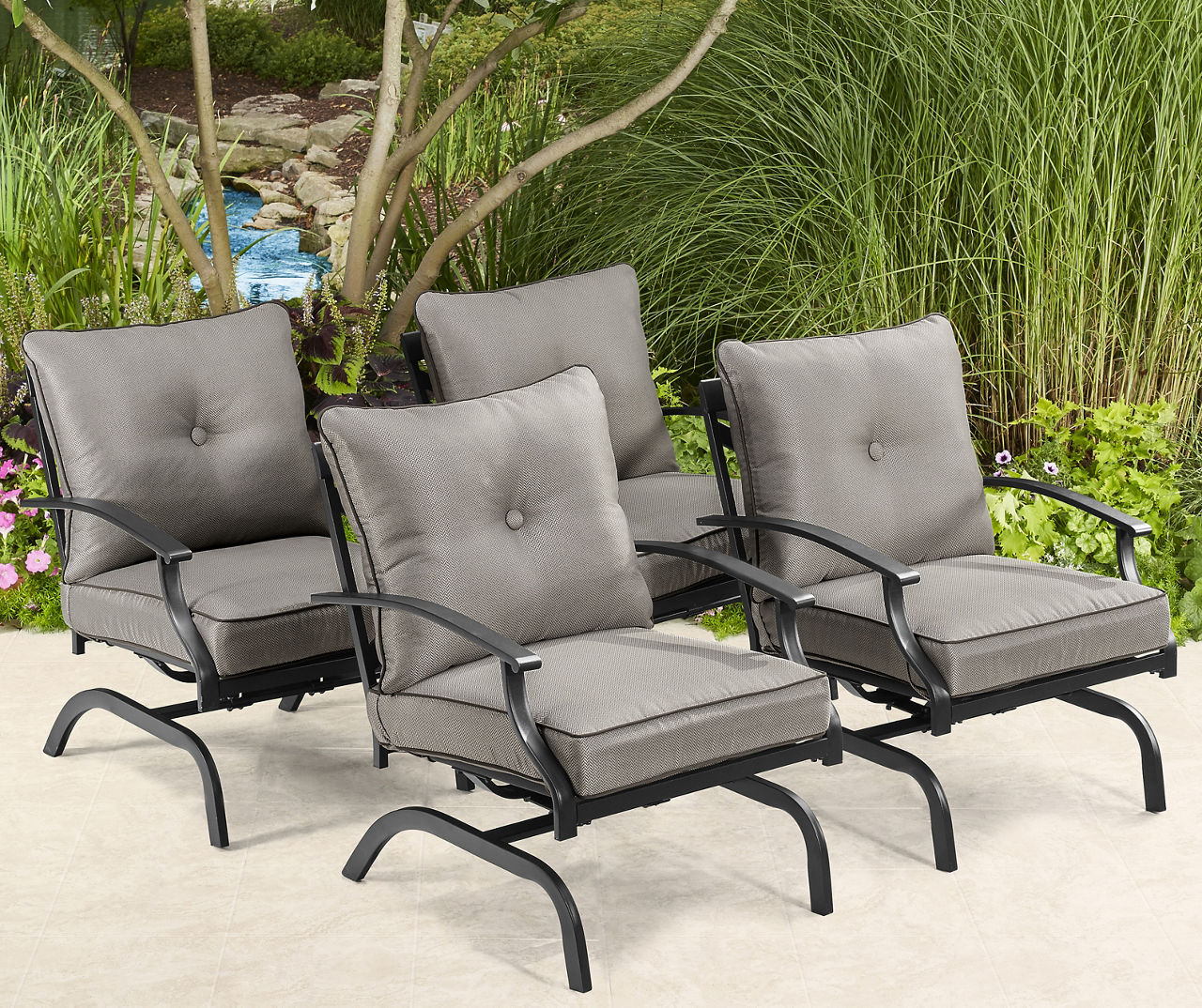 Indoor/Outdoor Belair Replacement Chair/Rocker Cushion Large