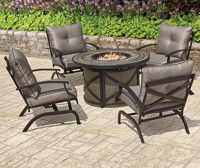 Propane fire pit table store big lots