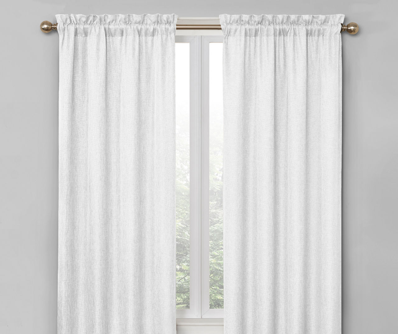 Living Colors Living Colors Bergen Blackout Curtain Panel Pair Big Lots