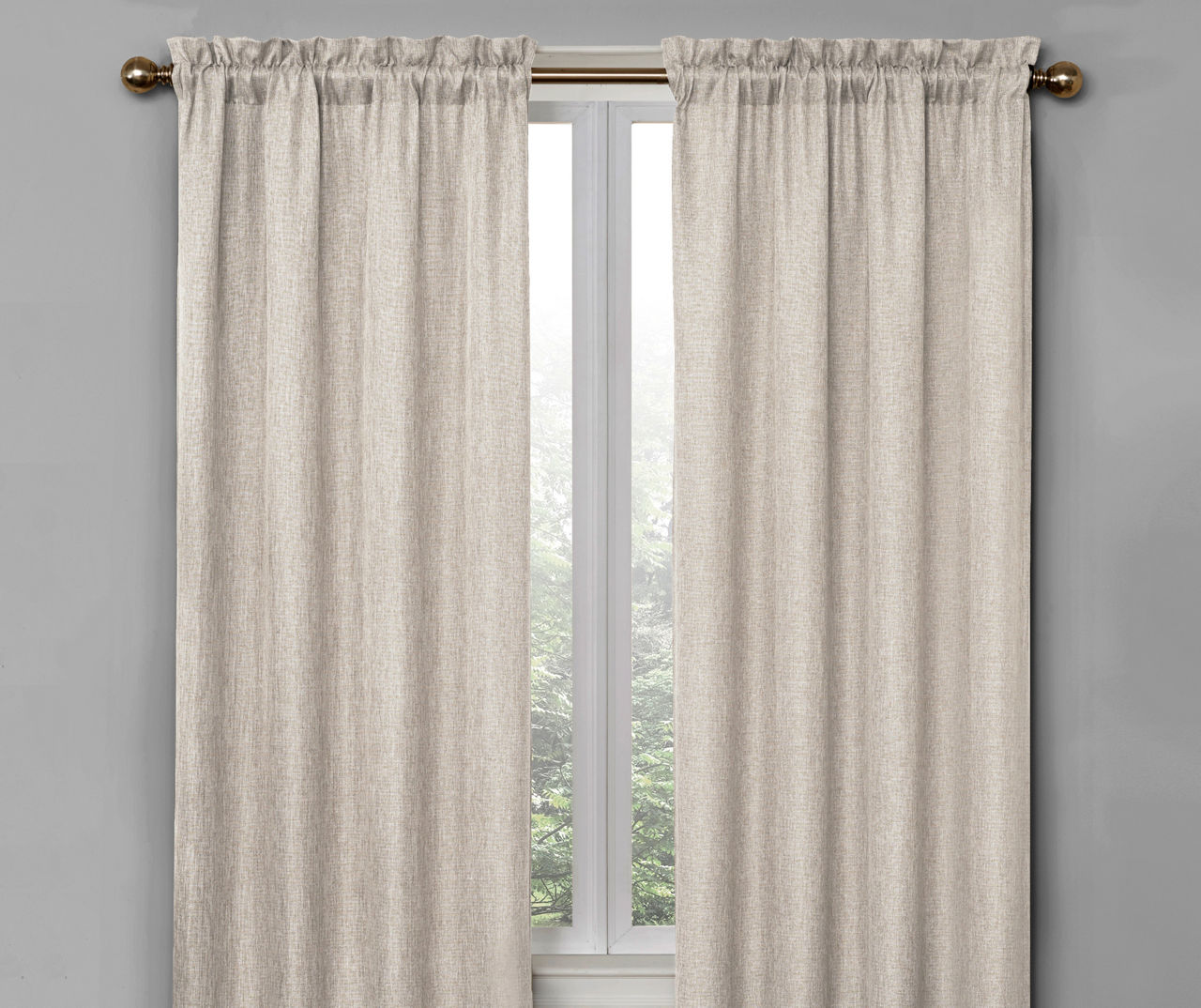 Living Colors Living Colors Bergen Blackout Curtain Panel Pair Big Lots