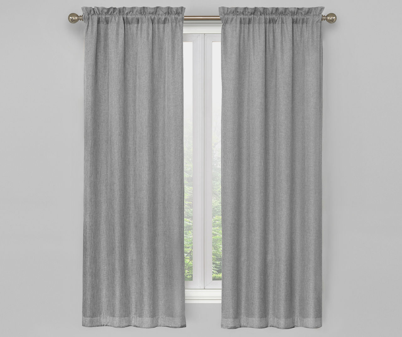 Living Colors Living Colors Bergen Blackout Curtain Panel Pair Big Lots