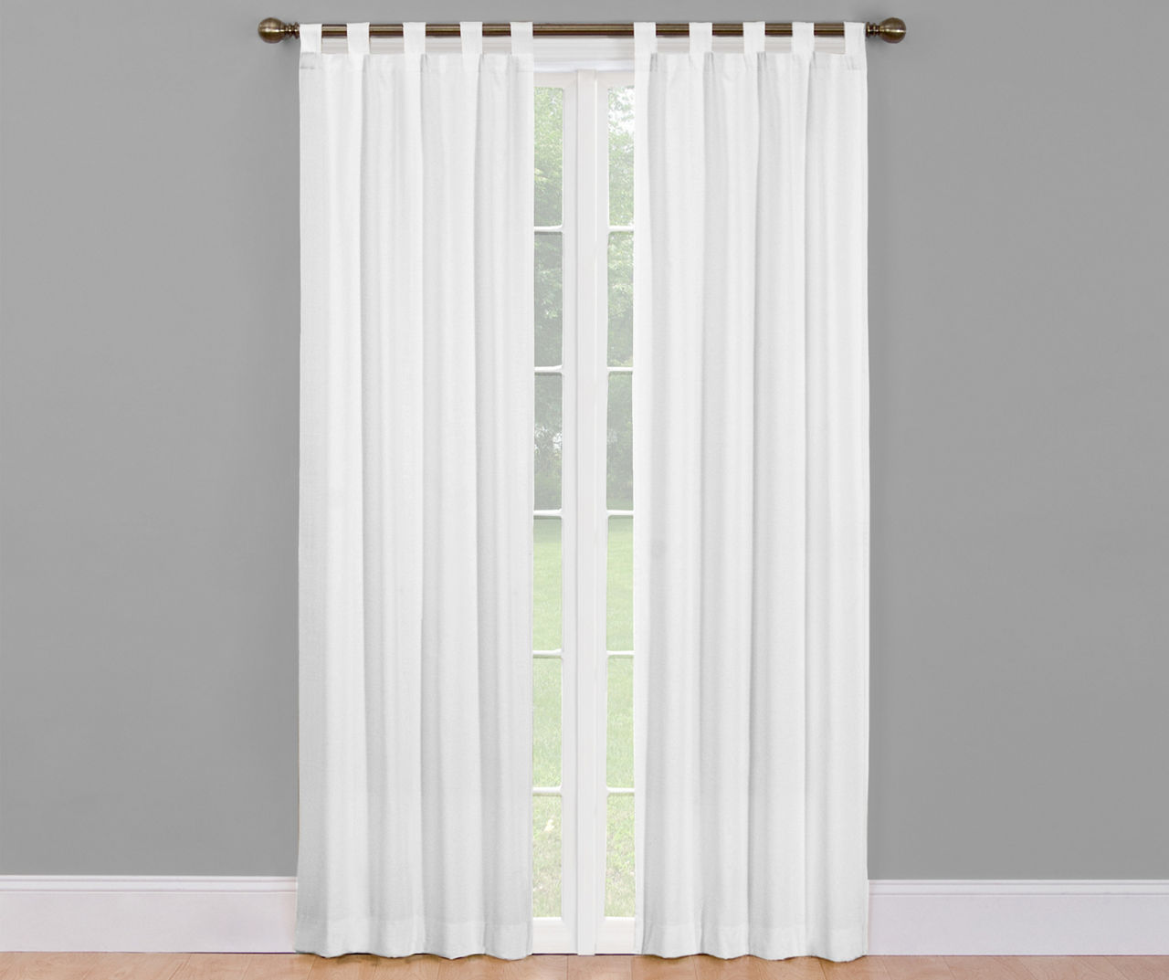 Colorado Caelen White Curtain Panel Pair, (84")