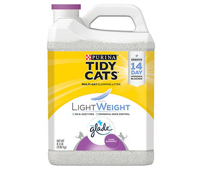 Tidy Cats Lightweight Multi-Cat with Glade Clean Blossoms Clumping Litter 8.5 lb