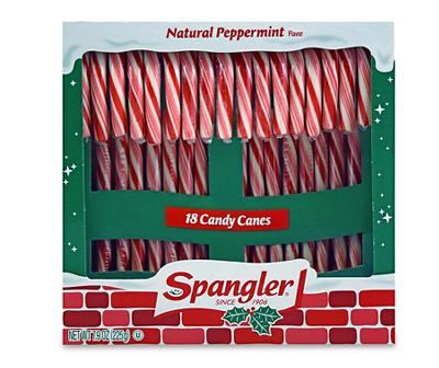 Peppermint Candy Canes, 18-Count