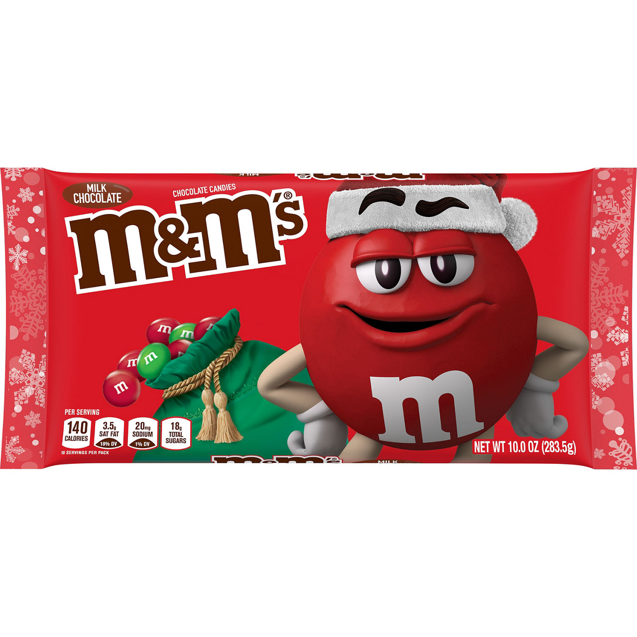 Mega M&M's Candy - Milk Chocolate: 10.2-Ounce Bag