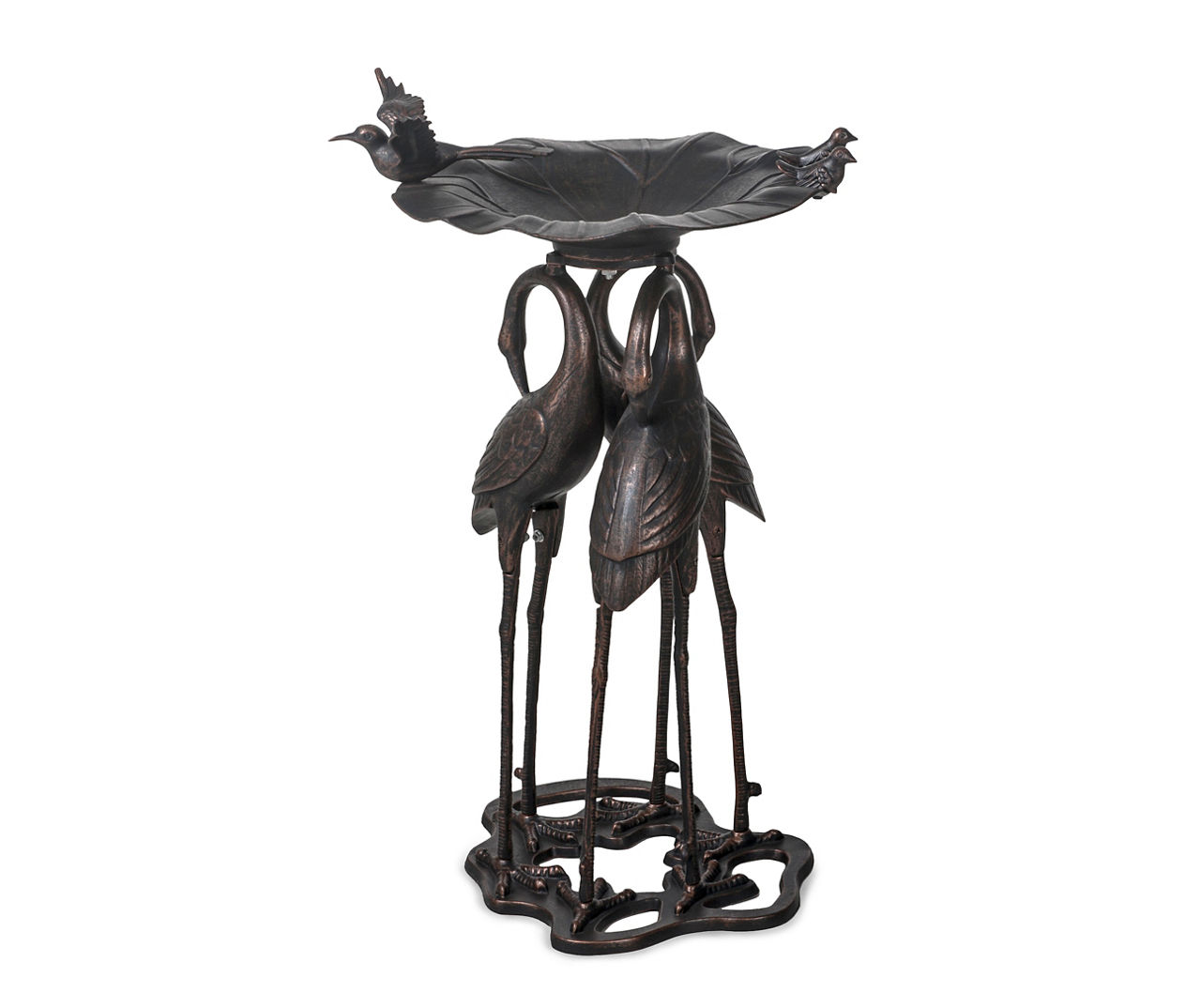 Wilson & Fisher Kensington 3Crane Bird Bath Big Lots
