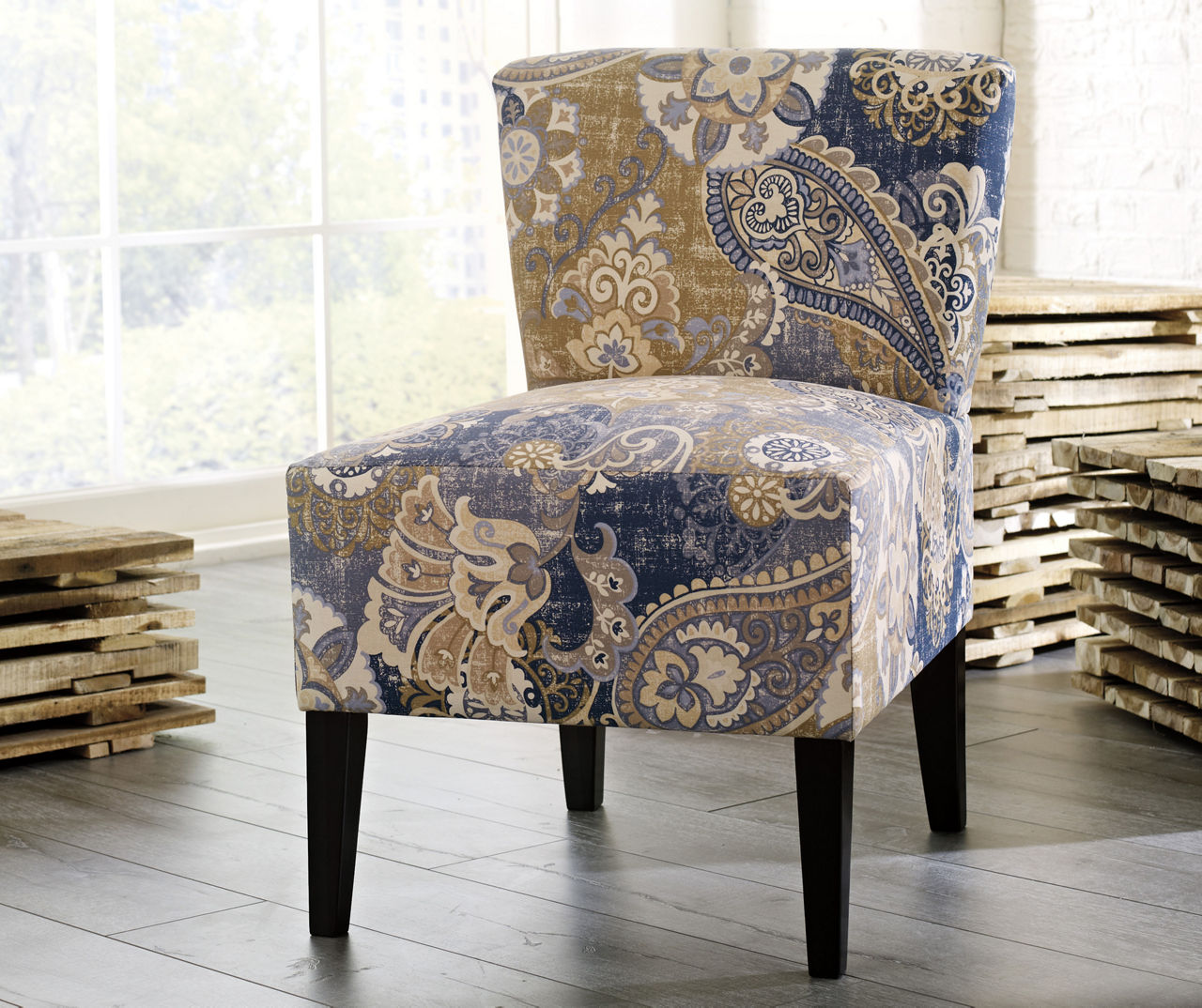 Ashley discount paisley chair