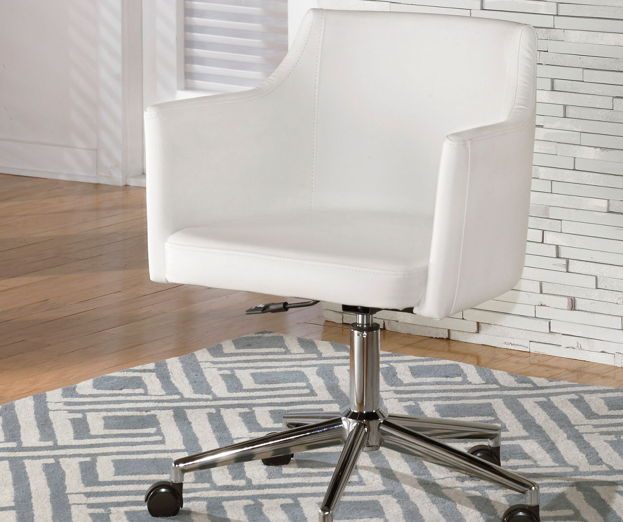 Big lots white online desk chair