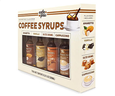 Coffee Syrup Sampler, 4-Pack