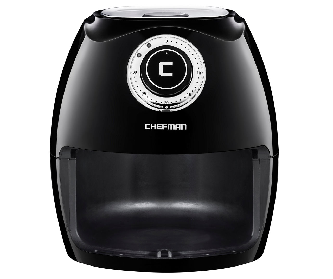 Chefman Black & Chrome 2.5L Air Fryer