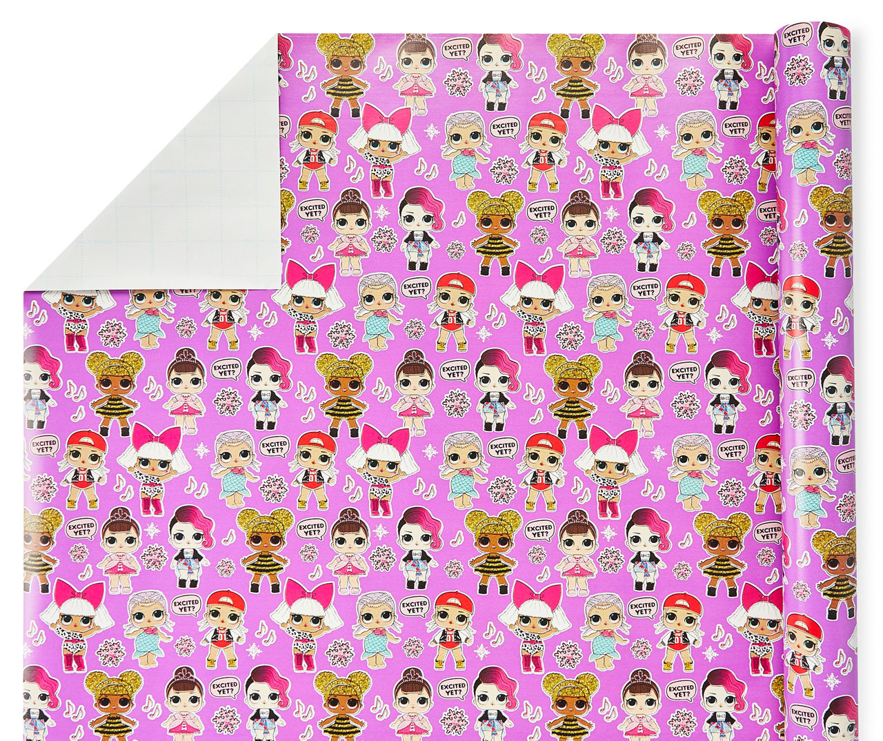 MPWEGNP Cute Cartoon Print Pink Colorful Wrapping Paper Holiday Girls  Princess Birthday Gift Wrapping Paper Clear Retail Bags Flat Bottom Rose Bee  Wrapping Paper Christmas 