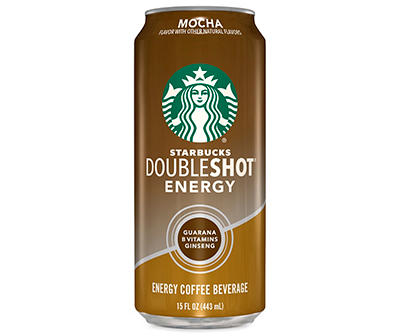 Starbucks Double Shot Energy Mocha Energy Coffee Beverage 15 Fluid Ounce Aluminum Can